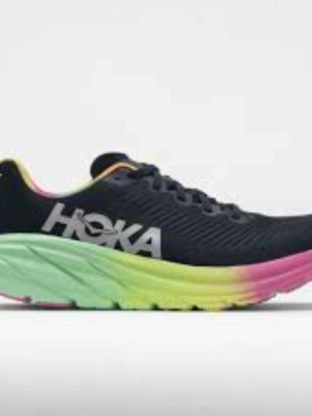 Hoka MEN'S RINCON 3 BKSV BLACK/SILVER Size 11 WORN ONCE